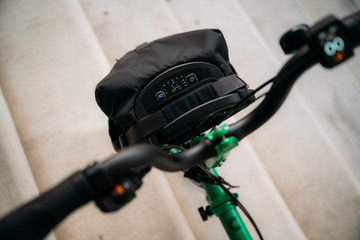 Brompton Electric C Line with SuperRoll+ (Rear Rack)- e-Motiq system - 4-speed