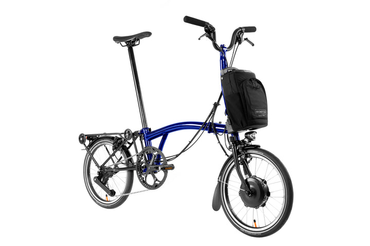 Brompton Electric P Line Urban - 4-Speed - Mid Handlebar - With Rack