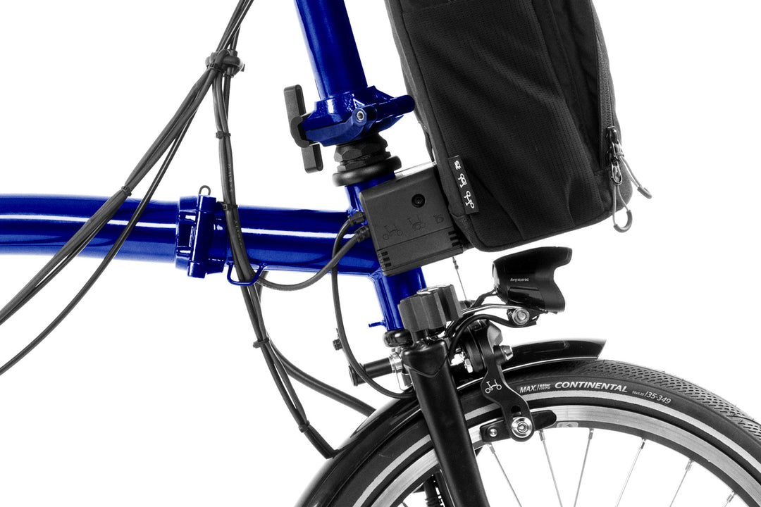 Brompton Electric P Line Urban - 4-Speed - Mid Handlebar - With Rack