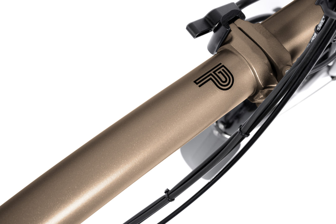 Brompton Electric P Line Urban - 4-Speed - High Handlebar - No Roller Frame