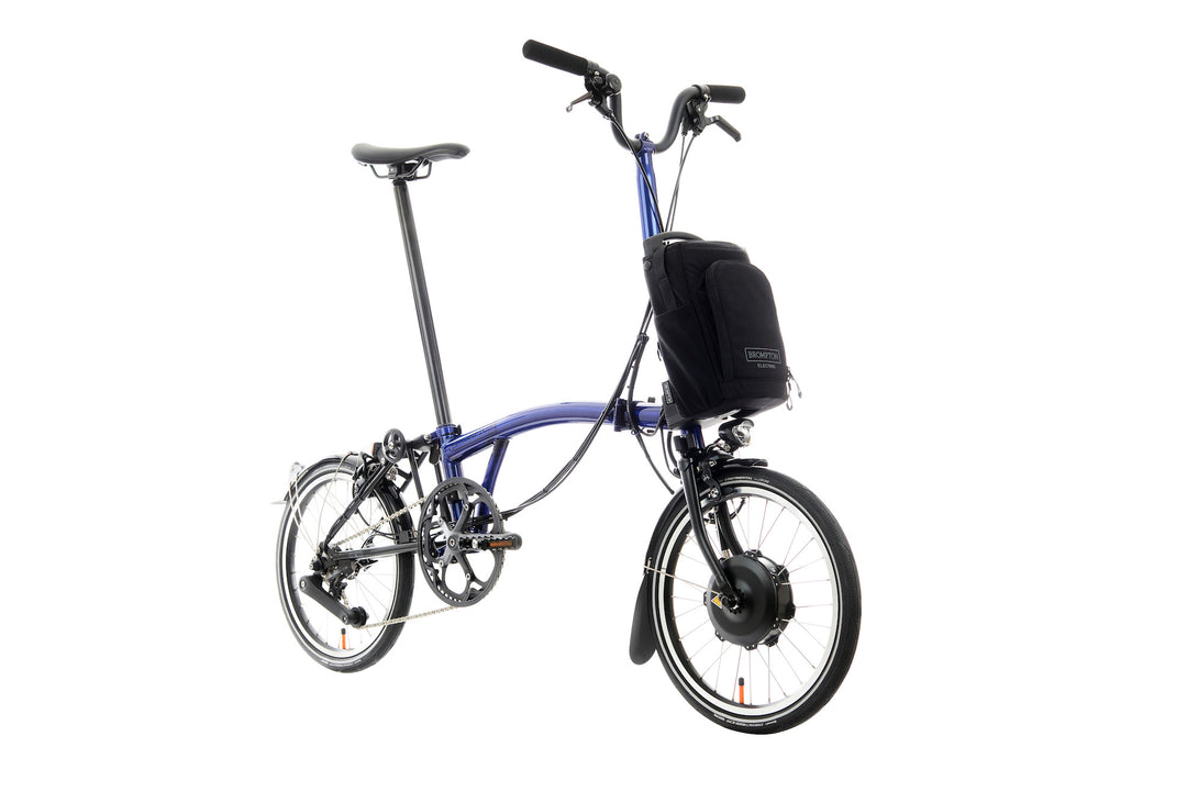 Brompton Electric P Line Urban - 4-Speed - High Handlebar - No Roller Frame