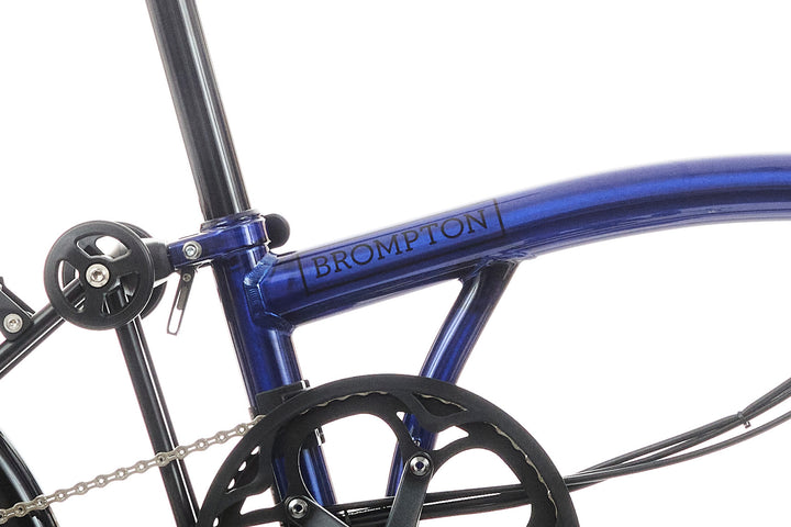 Brompton Electric P Line Urban - 4-Speed - High Handlebar - No Roller Frame