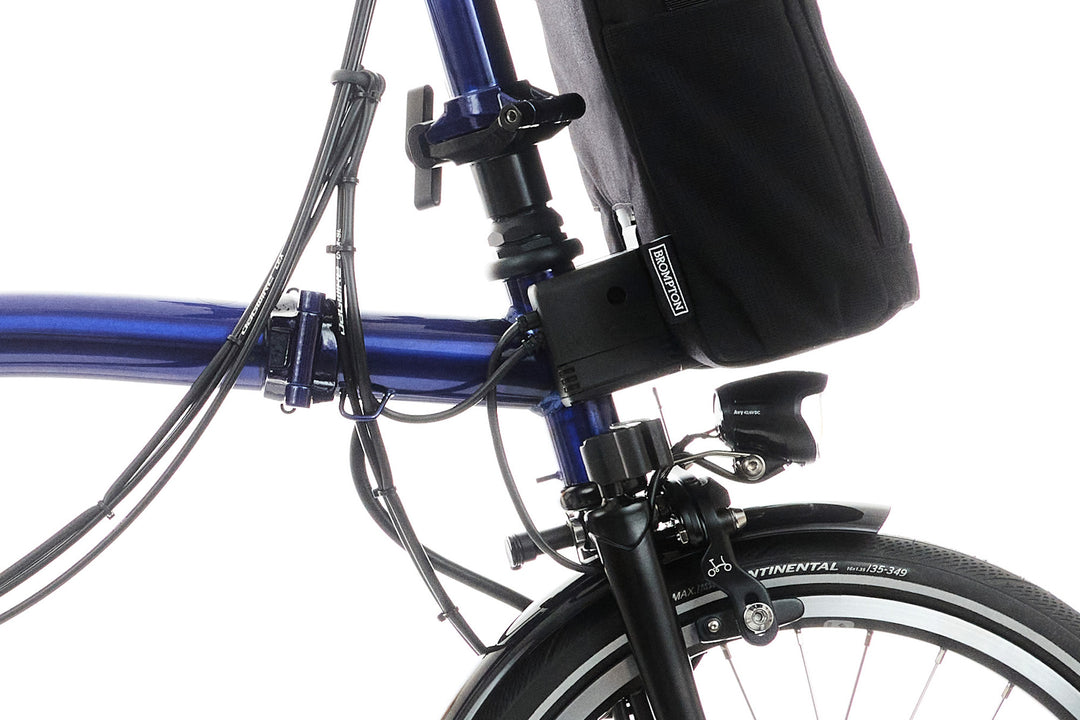 Brompton Electric P Line Urban - 4-Speed - High Handlebar - No Roller Frame