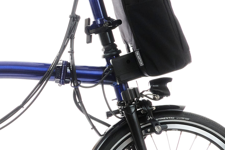 Brompton Electric P Line Urban - 4-Speed - High Handlebar - No Roller Frame
