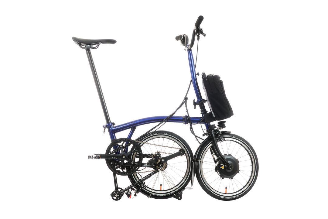 Brompton Electric P Line Urban - 4-Speed - High Handlebar - No Roller Frame