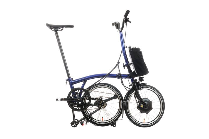 Brompton Electric P Line Urban - 4-Speed - High Handlebar - No Roller Frame