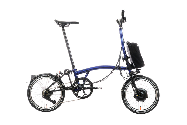 Brompton Electric P Line Urban - 4-Speed - High Handlebar - No Roller Frame