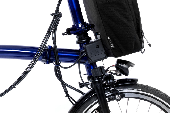 Brompton Electric P Line Urban - 4-Speed - Mid Handlebar - No Roller Frame