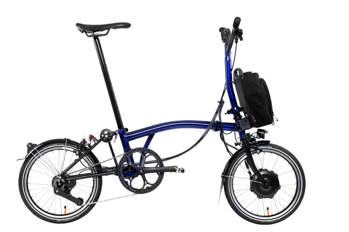 Brompton Electric P Line Urban - 4-Speed - Mid Handlebar - No Roller Frame