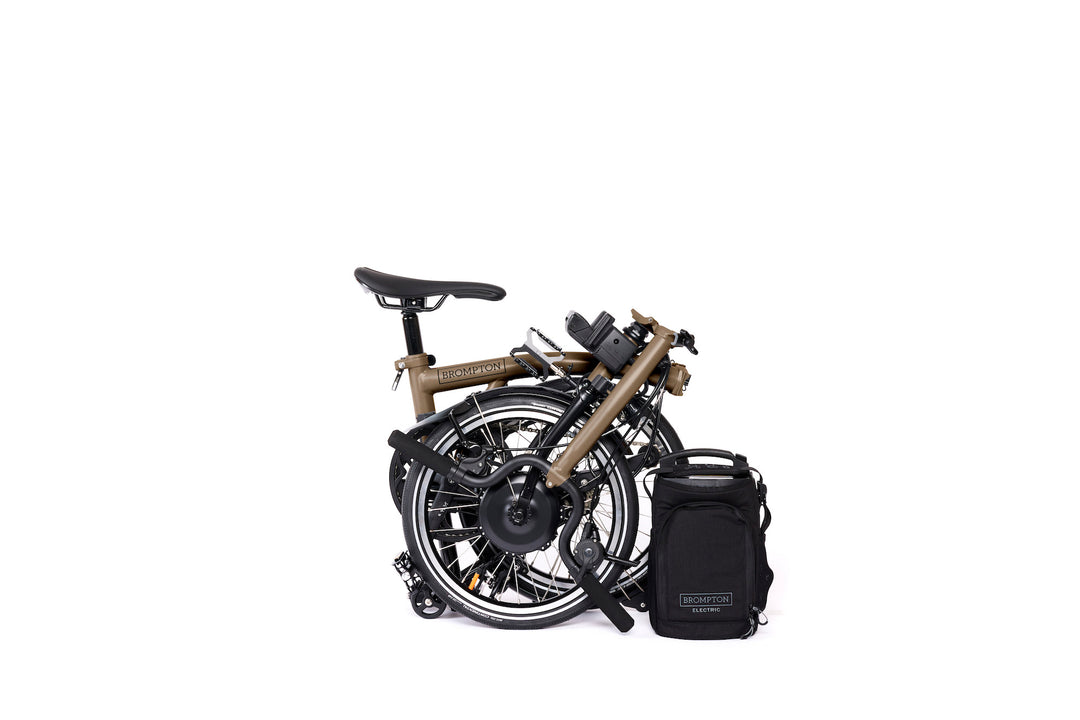 Brompton Electric P Line Urban - 4-Speed - Mid Handlebar - With Rack