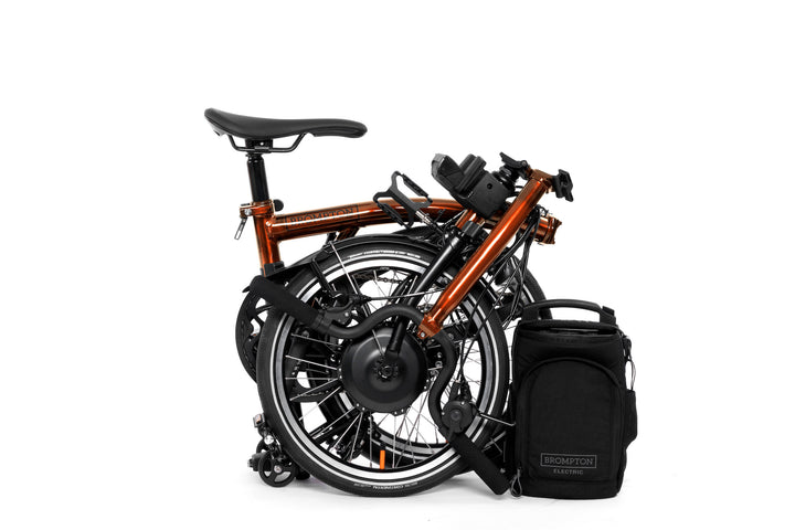 Brompton Electric P Line Urban - 4-Speed - Mid Handlebar - No Roller Frame