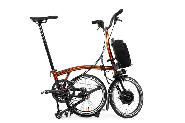 Brompton Electric P Line Urban - 4-Speed - Mid Handlebar - No Roller Frame