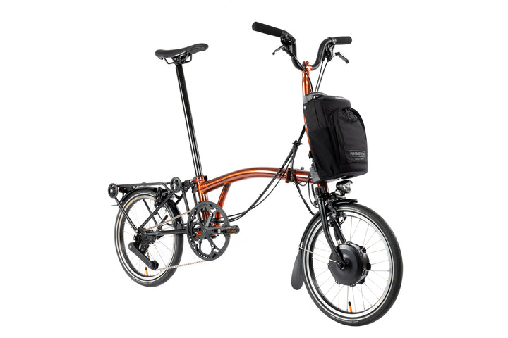 Brompton Electric P Line Urban - 4-Speed - Mid Handlebar - With Rack