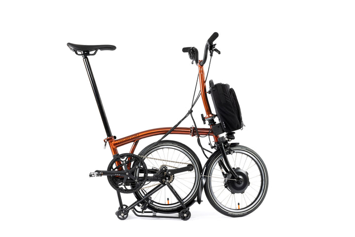 Brompton Electric P Line Urban - 4-Speed - Mid Handlebar - With Rack