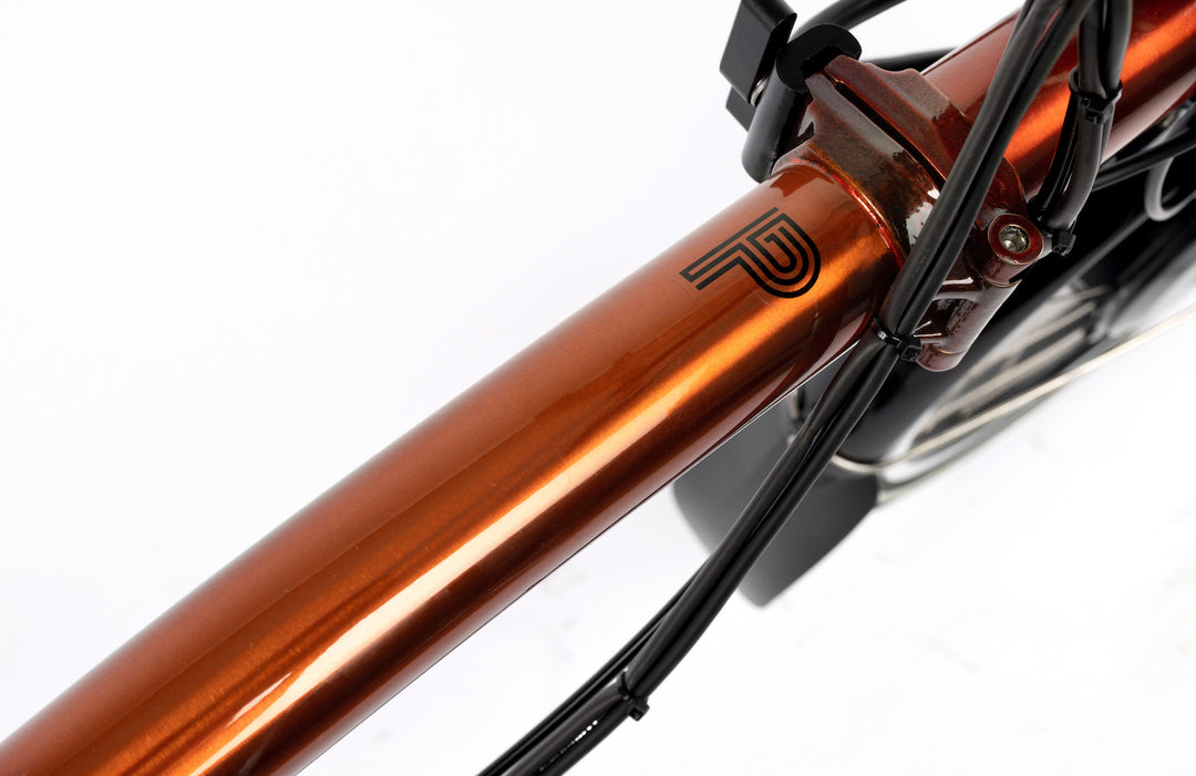 Brompton Electric P Line Urban - 4-Speed - Mid Handlebar - With Rack