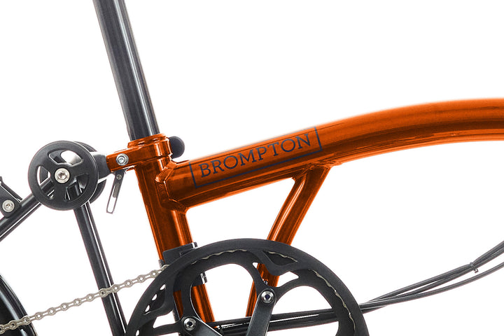 Brompton Electric P Line Urban - 4-Speed - High Handlebar - No Roller Frame