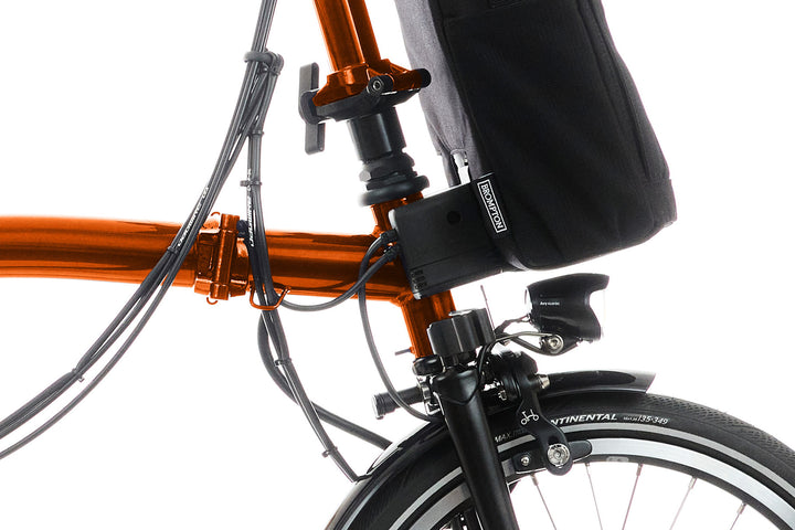 Brompton Electric P Line Urban - 4-Speed - High Handlebar - No Roller Frame