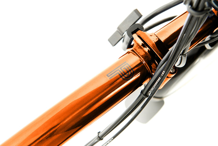 Brompton Electric P Line Urban - 4-Speed - High Handlebar - No Roller Frame