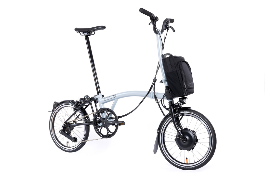 Brompton Electric P Line Urban - 4-Speed - High Handlebar - No Roller Frame