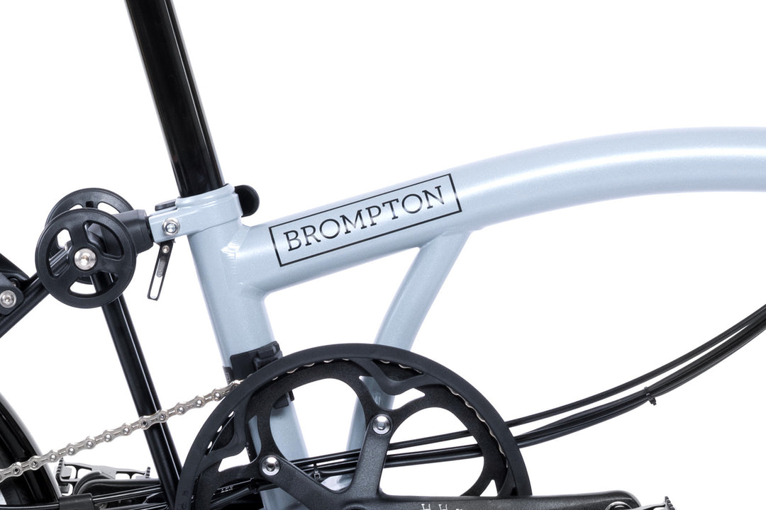 Brompton Electric P Line Urban - 4-Speed - High Handlebar - No Roller Frame