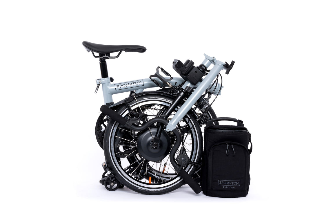 Brompton Electric P Line Urban - 4-Speed - High Handlebar - No Roller Frame