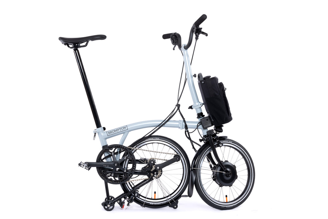 Brompton Electric P Line Urban - 4-Speed - High Handlebar - No Roller Frame