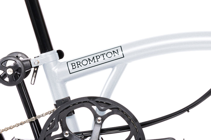 Brompton Electric P Line Urban - 4-Speed - Mid Handlebar - With Rack