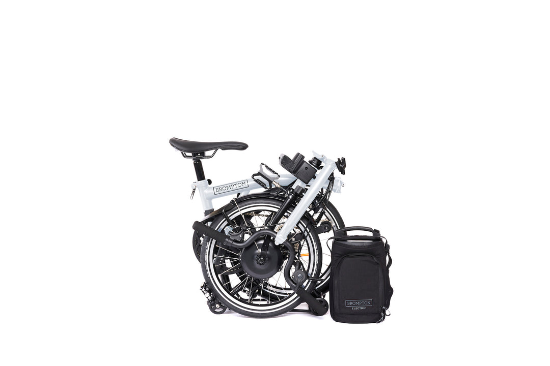 Brompton Electric P Line Urban - 4-Speed - Mid Handlebar - With Rack