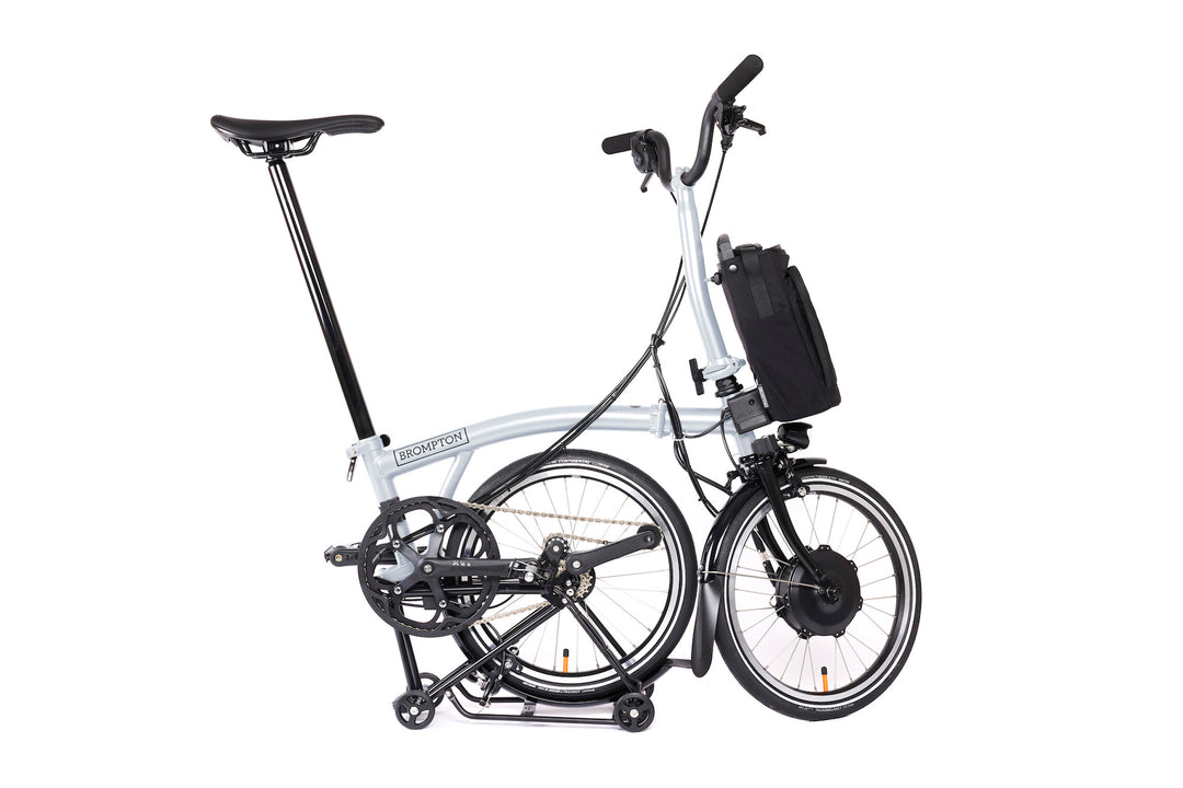Brompton Electric P Line Urban - 4-Speed - Mid Handlebar - With Rack