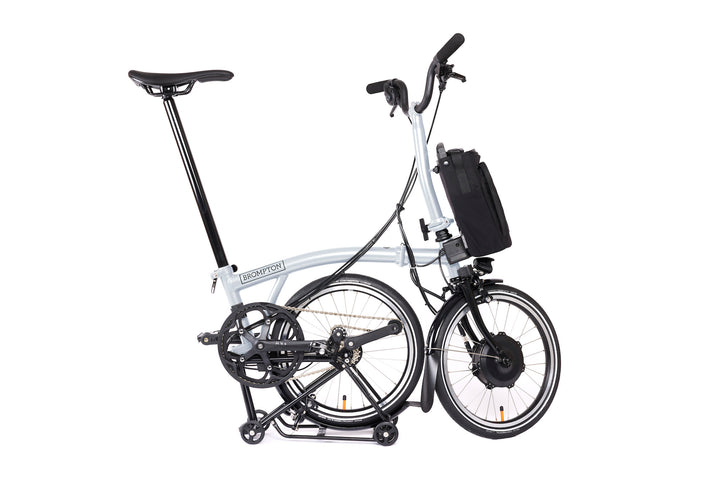 Brompton Electric P Line Urban - 4-Speed - Mid Handlebar - With Rack