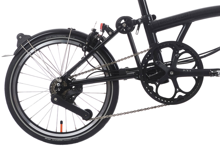 Brompton Electric P Line Urban - 4-Speed - Mid Handlebar - With Rack