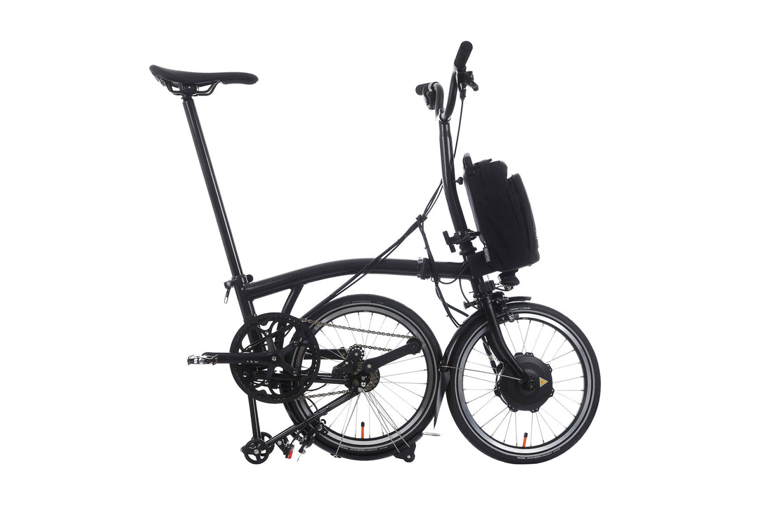 Brompton Electric P Line Urban - 4-Speed - Mid Handlebar - With Rack