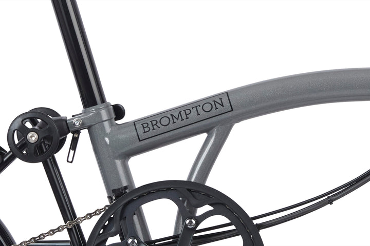 Brompton Electric P Line Urban - 4-Speed - Mid Handlebar - With Rack
