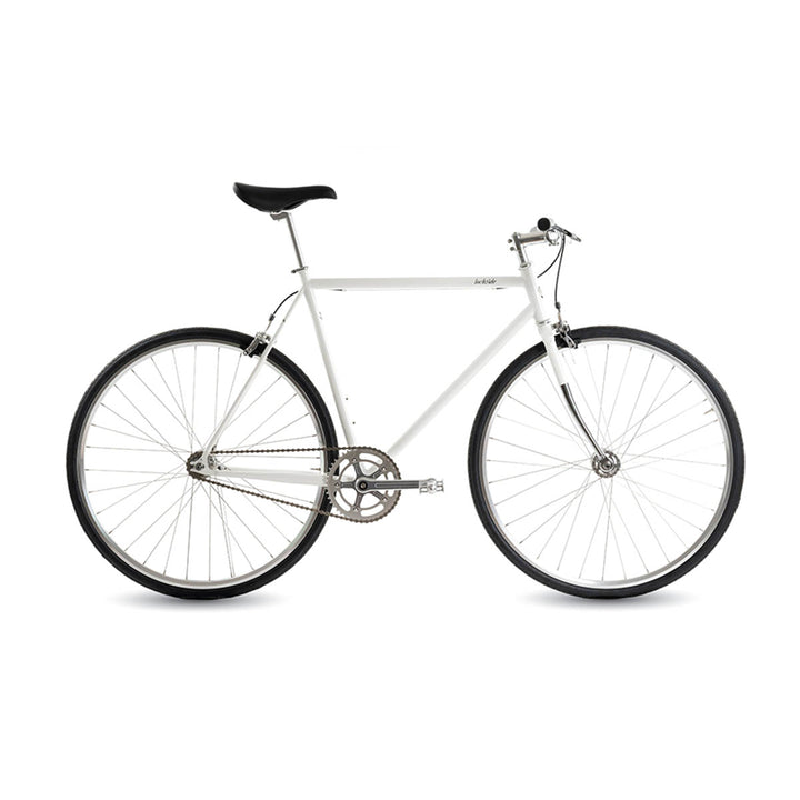 Lochside Riser Bar 1-Speed Canadian Bike in Colour White
