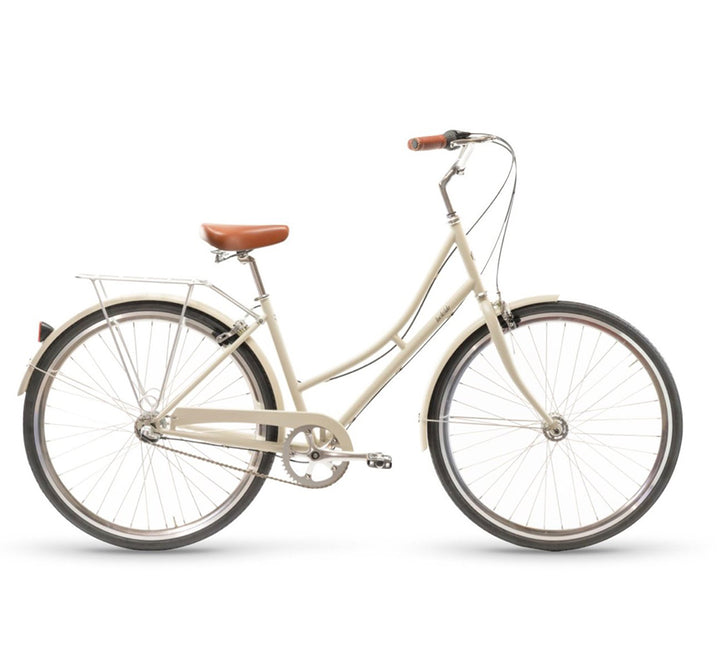 Lochside Step Through Dutch Style Bike in Colour Bone White