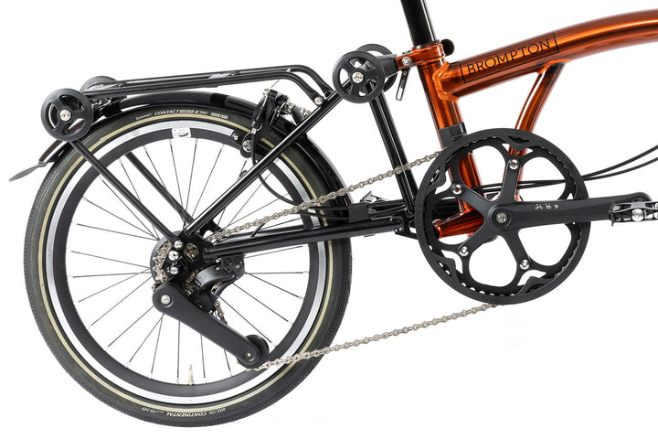 Brompton P Line - 4-Speed - Mid Handlebar - Roller Frame