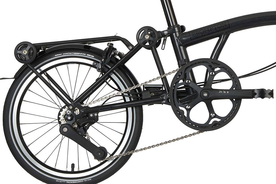 Brompton P Line - 4-Speed - High Handlebar - Roller Frame