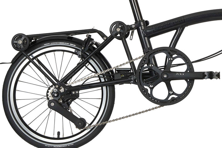 Brompton P Line - 4-Speed - High Handlebar - Roller Frame