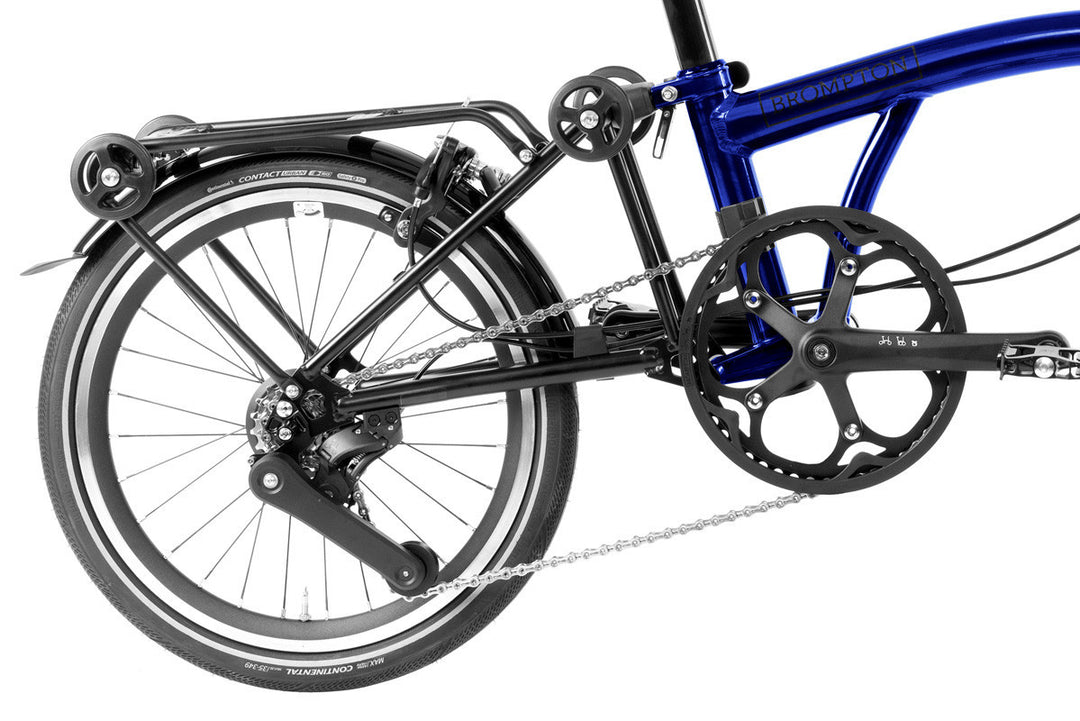 Brompton P Line - 4-Speed - Mid Handlebar - Roller Frame