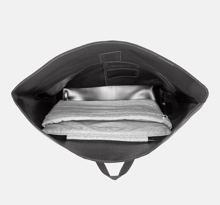 Ortlieb Commuter Daypack Urban German-Made Backpack Showing Top View of 27 Litre Capacity