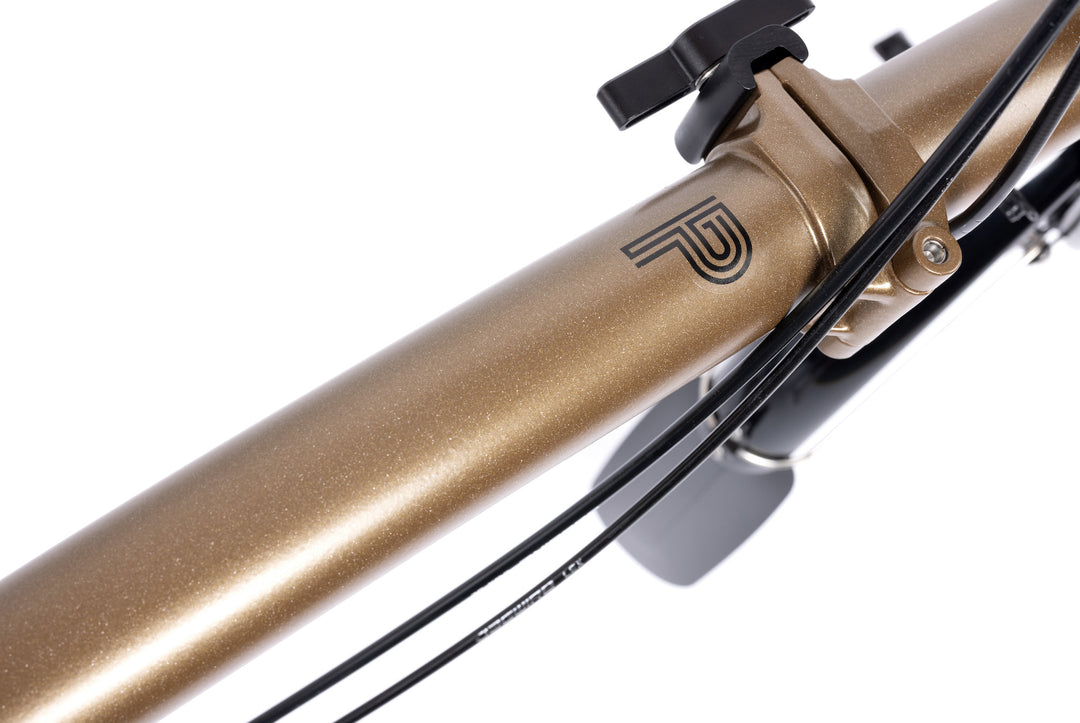 Brompton Electric P Line Urban - 4-Speed - Mid Handlebar - With Rack