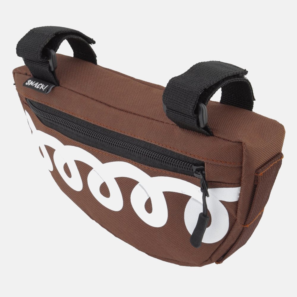 SNACK Bike Frame Bag in Loopy Cupcake Design for City or Bike Packing Use
