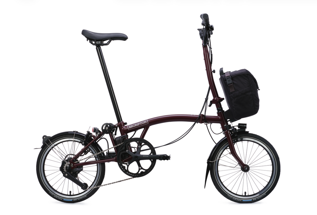 Brompton Electric C Line with SuperRoll+ (Rear Rack)- e-Motiq system - 4-speed