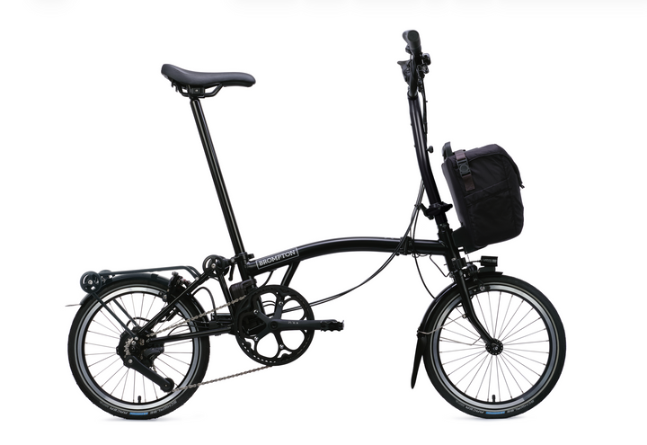 Brompton Electric C Line with SuperRoll+ (Rear Rack)- e-Motiq system - 4-speed