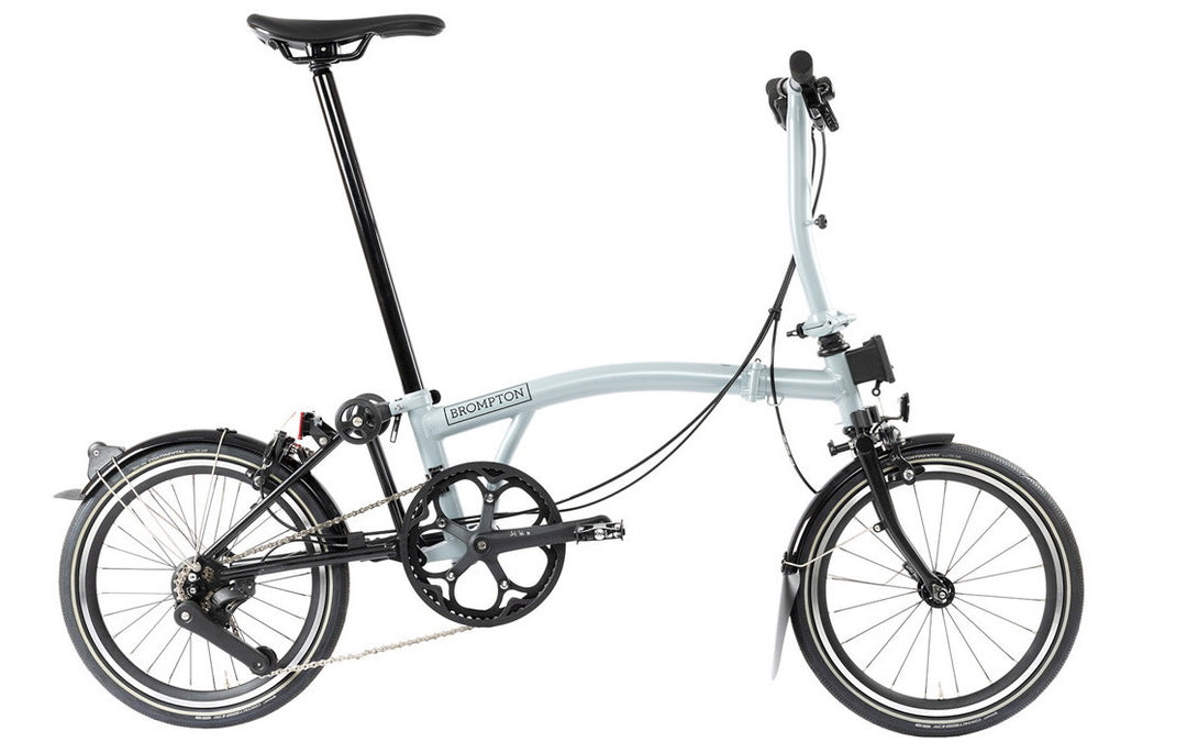 Brompton Electric P Line Urban - 4-Speed - Mid Handlebar - No Roller Frame