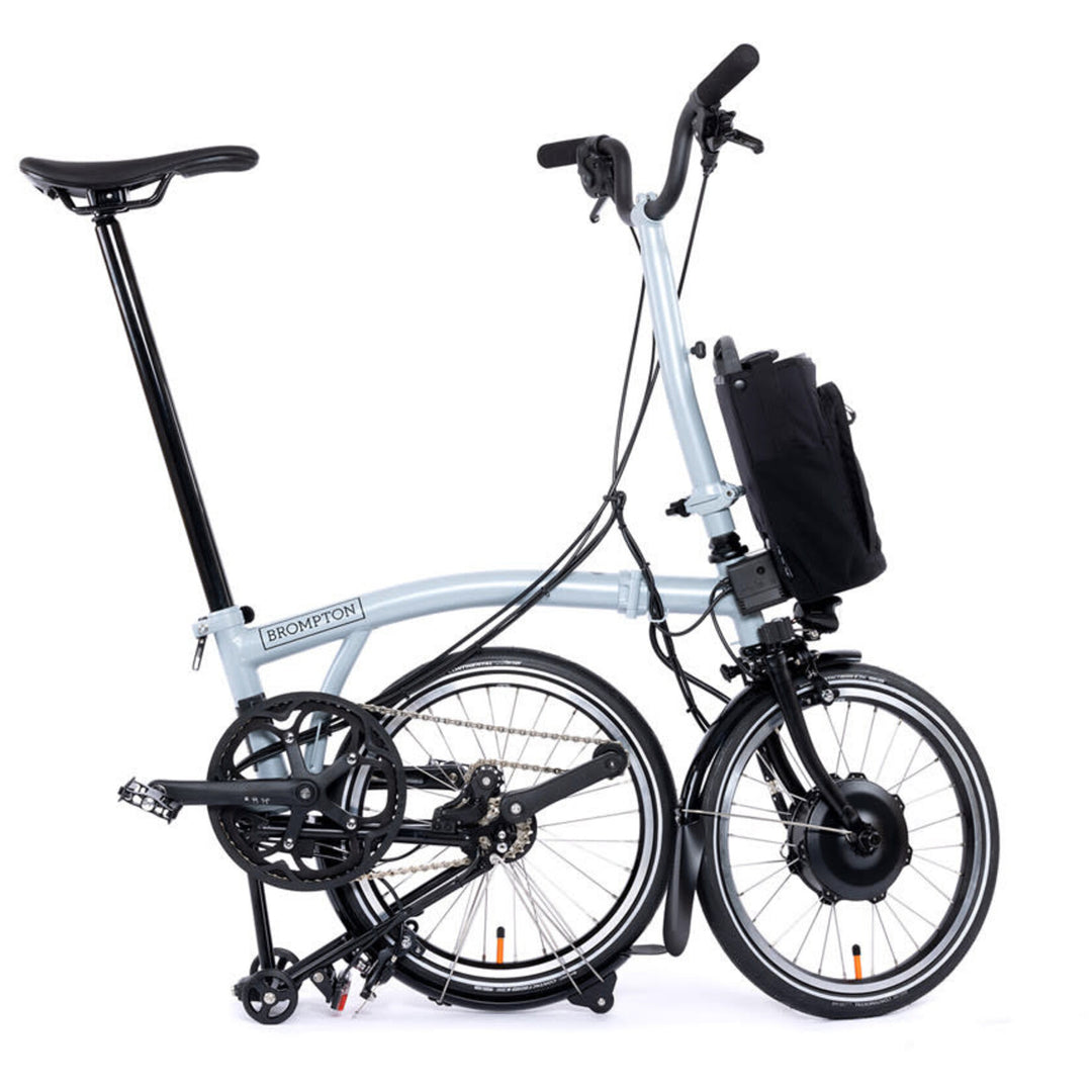 Brompton Electric P Line Urban - 4-Speed - Mid Handlebar - No Roller Frame