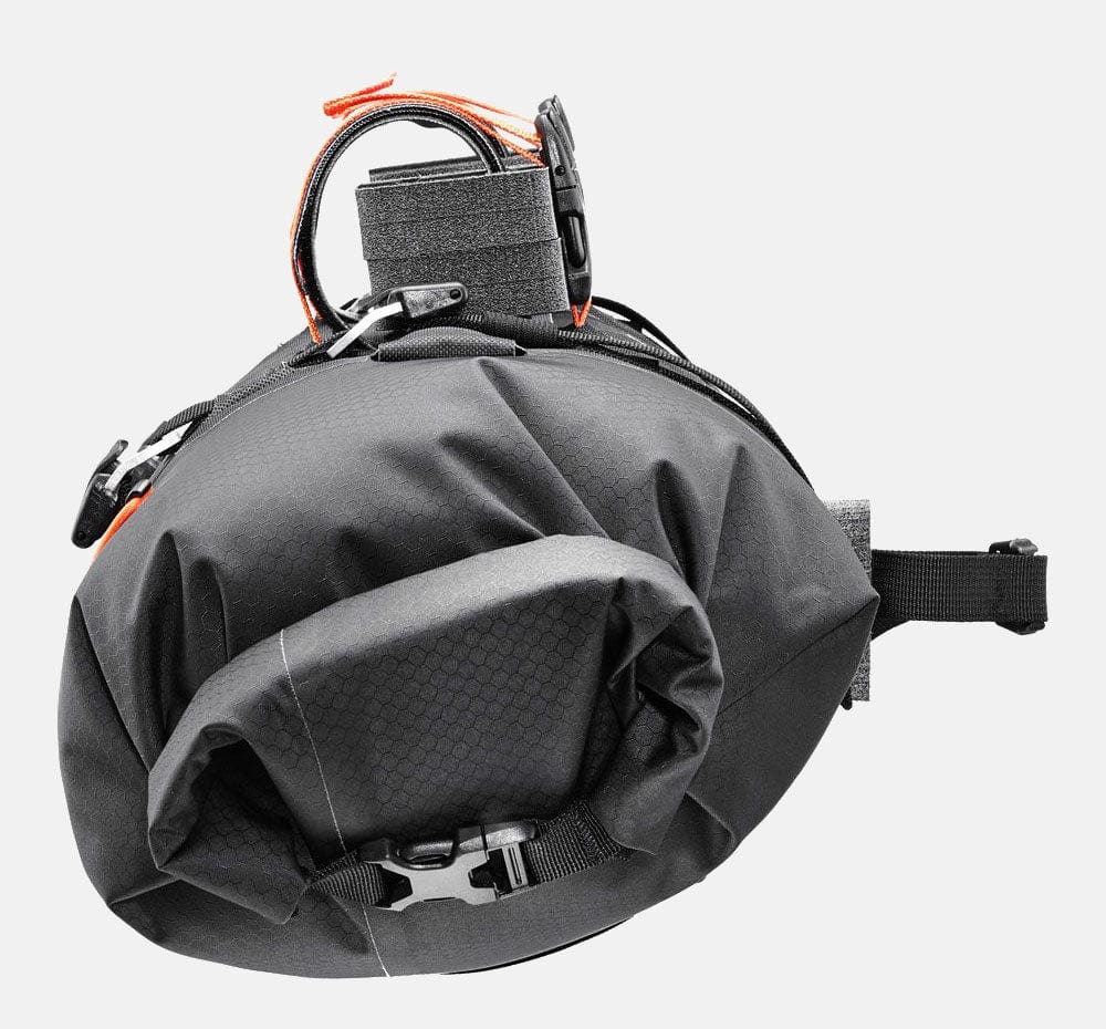 Ortlieb Quality German Handlebar Pack for Bikepacking and Touring Pictured from the Side