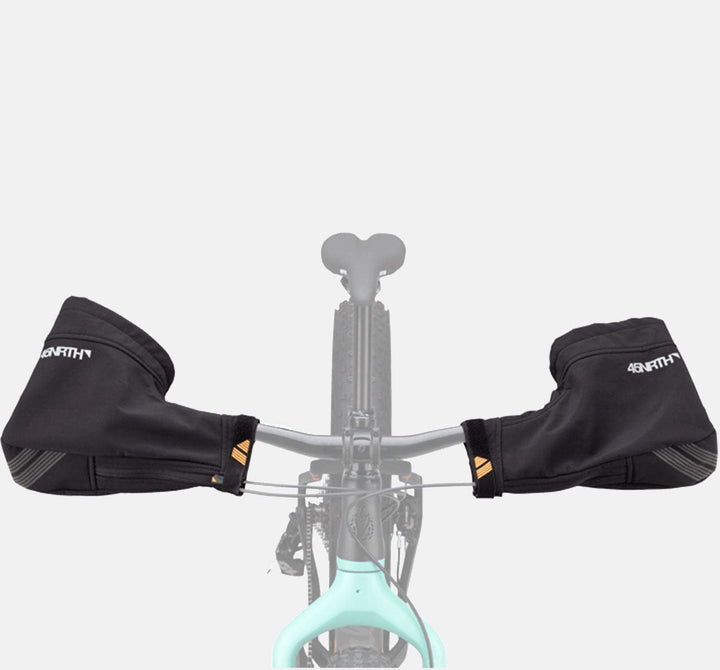 45NRTH Draugenklaw Pogies Mounted on Bike Flat Bar (4341893070899)