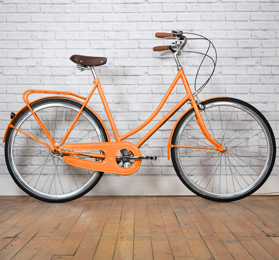 Achielle Babette Dutch Step-Thru City Bike in Tangerine (4721819025459)