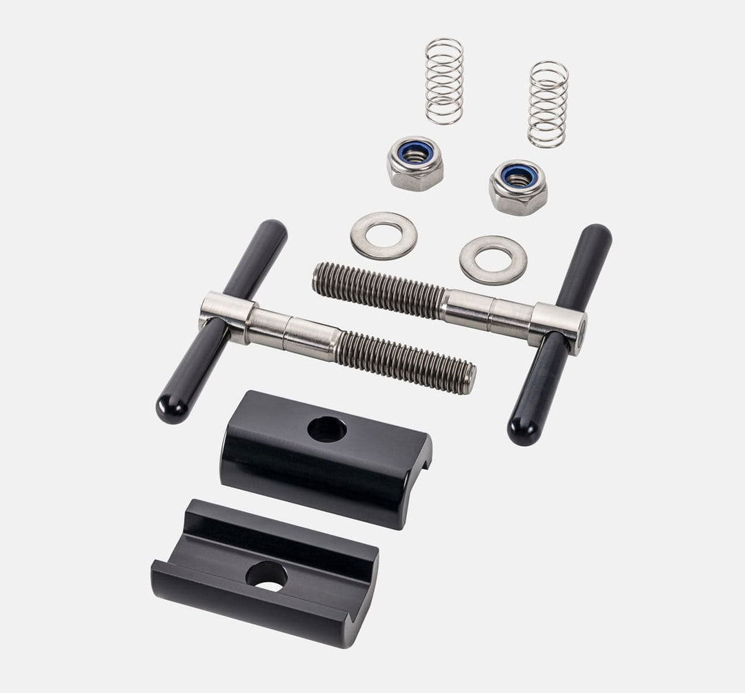 Brompfication Hinge Clamp Set with Black Titanium Plates and Black Levers (4632337383475)
